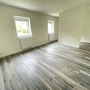 Bright bedroom under the roof